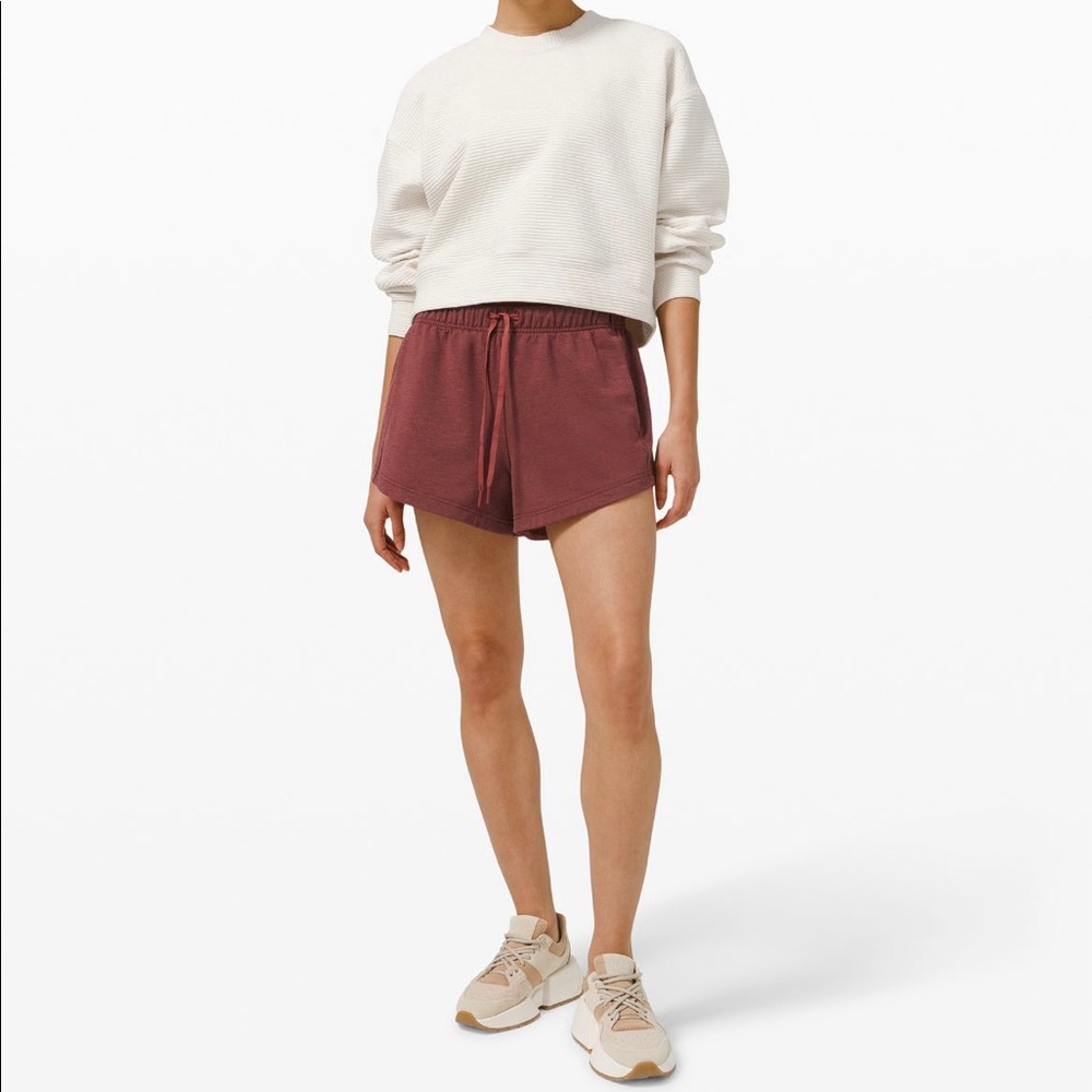 Lululemon Inner Glow 3 inch modal short
